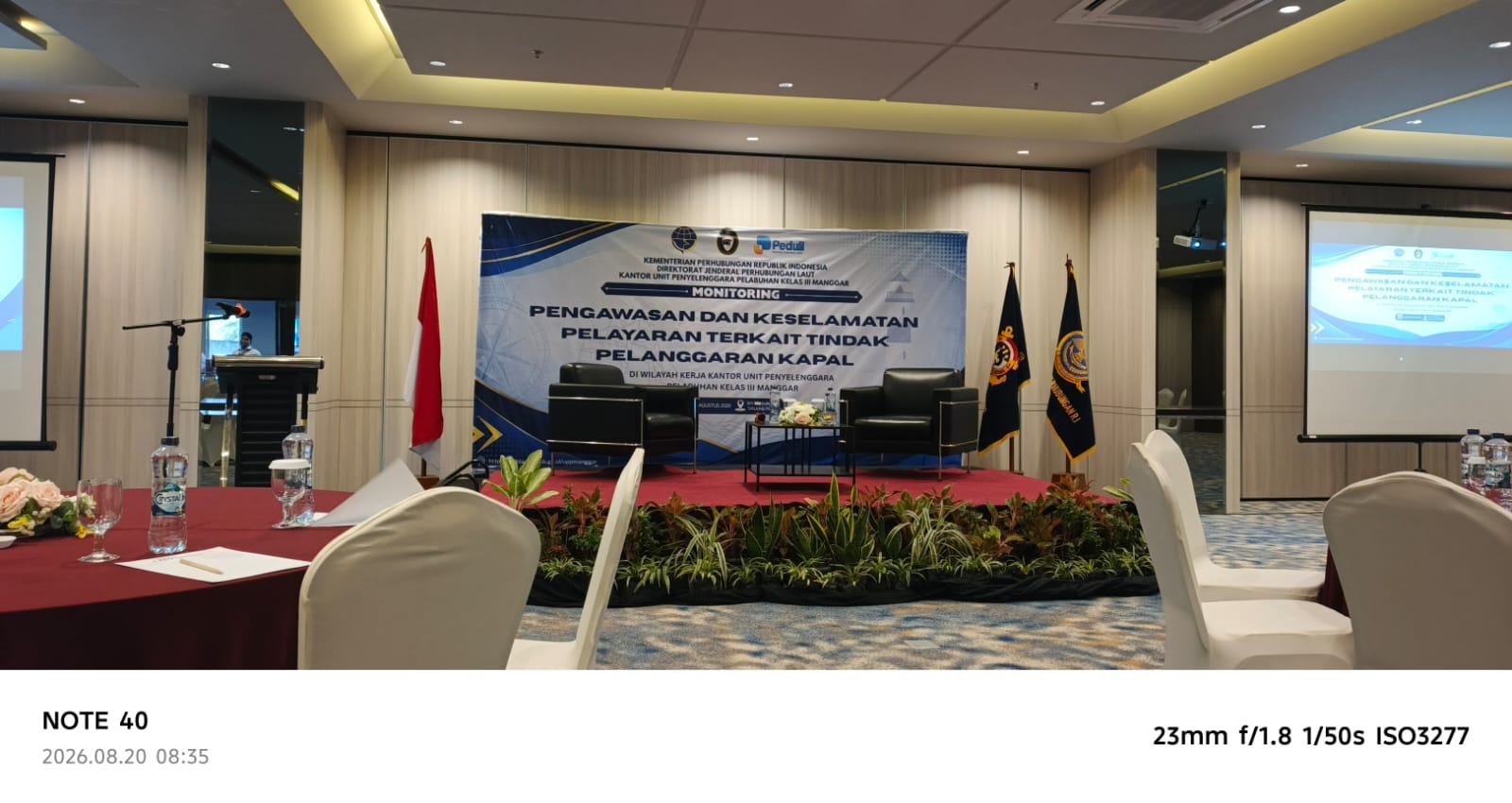 Perkuat Keselamatan dan Keamanan Maritim, KSOP Kelas IV Tanjung Pandan Gelar Rapat Pengawasan Pelayaran